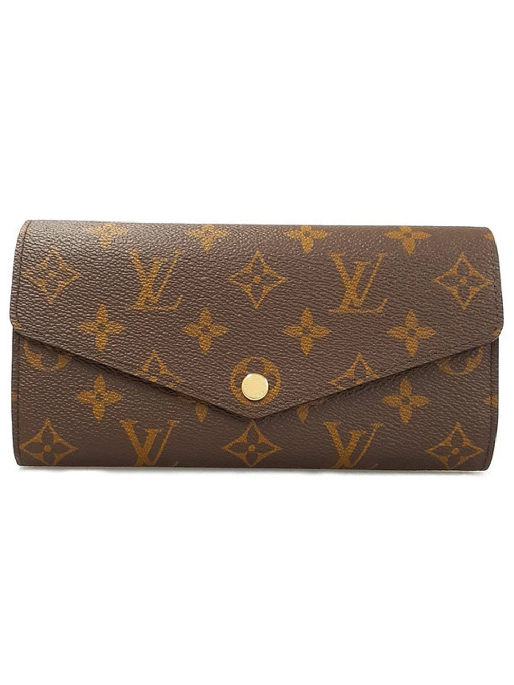 Louis Vuitton Monogram Portefeuille Sarah Bi fold Long Wallet